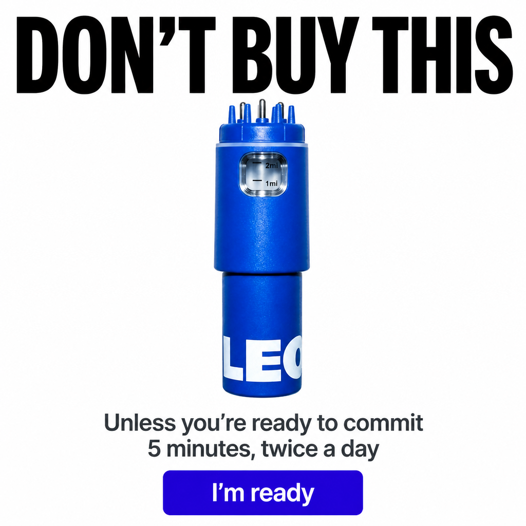 Leo contrarian ad concept