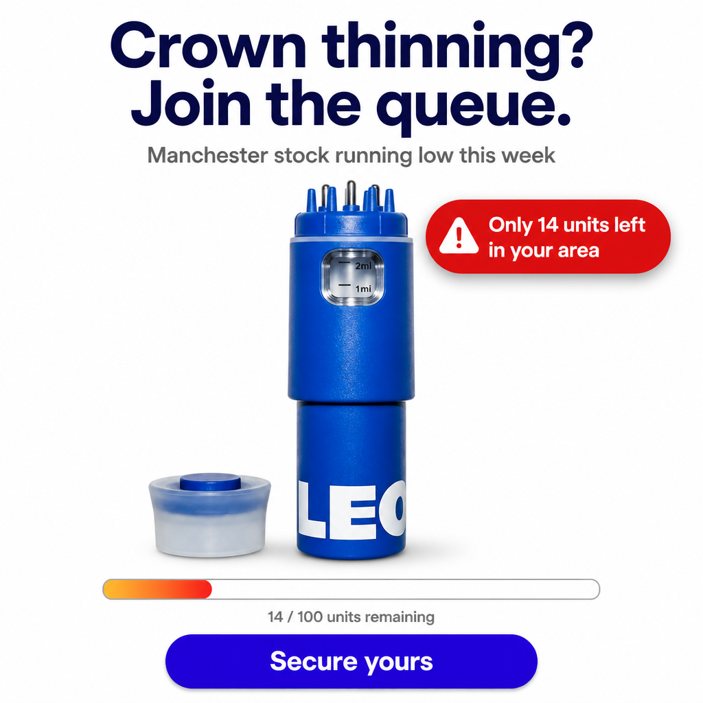 Leo product urgency ad concept