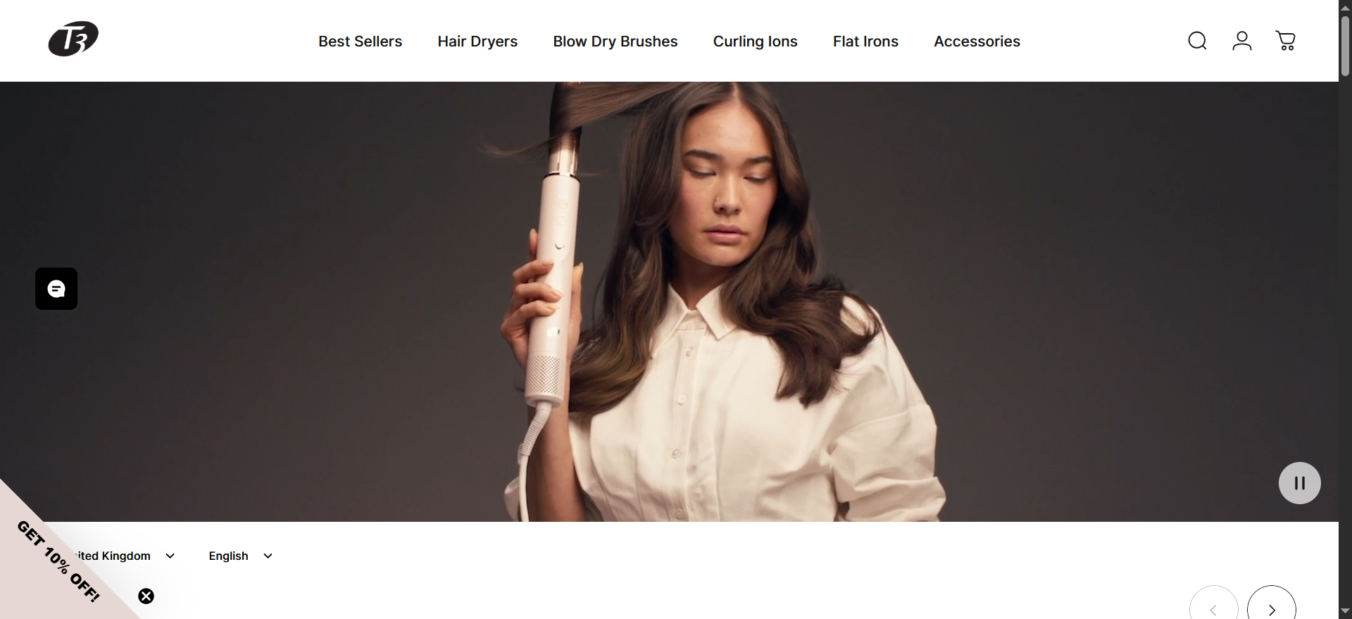 Screenshot of T3 Micro website